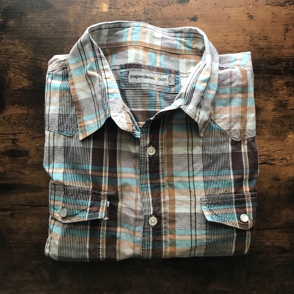 Paper Denim & Cloth Men’s Plaid Button Down